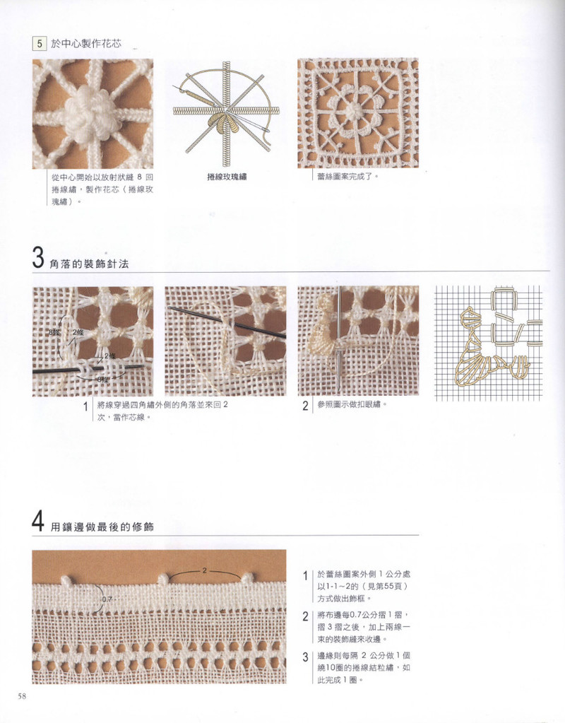 歐式貴族風格--大塚綾子的白線刺繡 - 紫蘇 - 紫蘇的博客