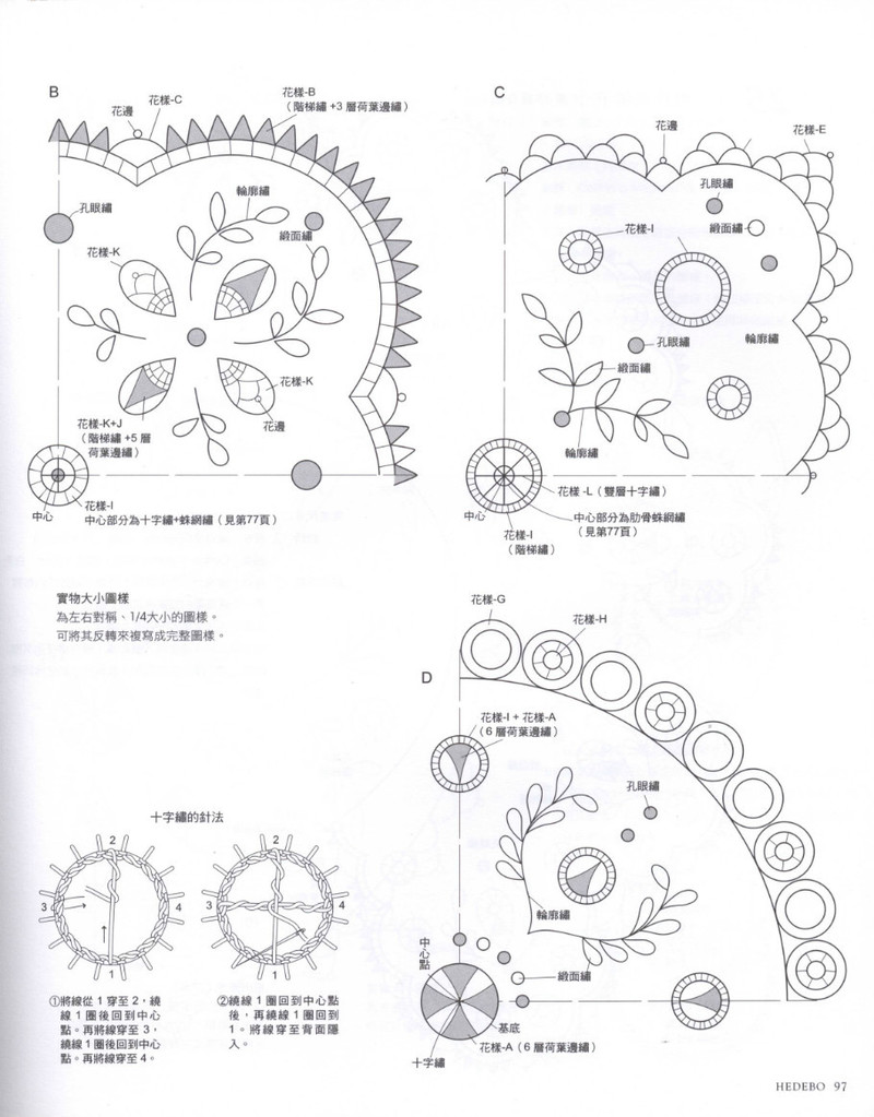 歐式貴族風格--大塚綾子的白線刺繡 - 紫蘇 - 紫蘇的博客