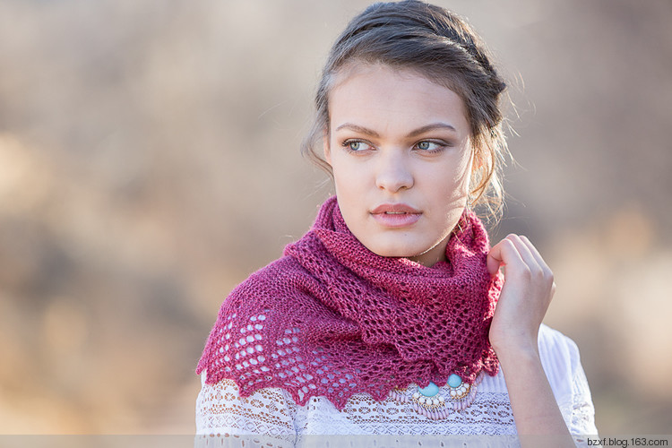 Larkspur飛燕草  （Interweave Knits 夏 2015） - 編織幸福 - 編織幸福的博客