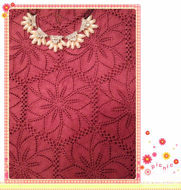 【引用教程+改版仿品】紫薇花開(kāi)（六角葉子花） - 壹一 - 壹一的博客