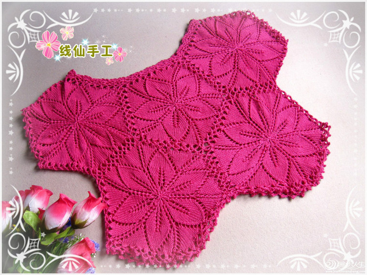 【引用教程+改版仿品】紫薇花開(kāi)（六角葉子花） - 壹一 - 壹一的博客
