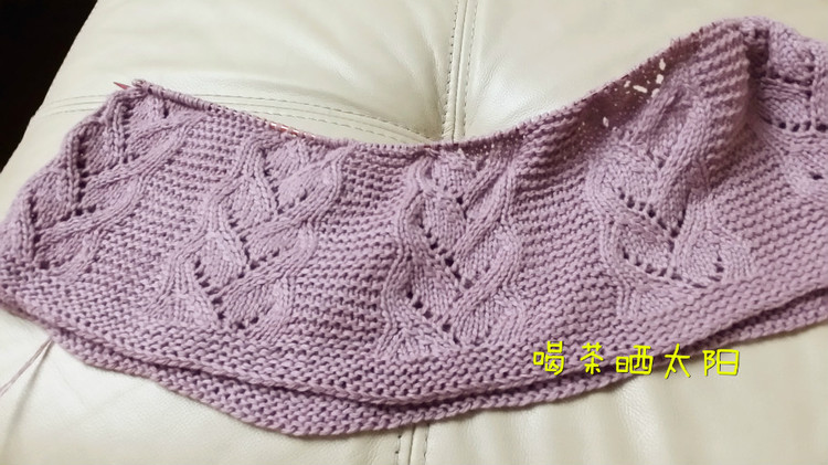 暗地妖嬈--藕荷色A型裙（2015-01） - 喝茶曬太陽 - 喝茶曬太陽的博客