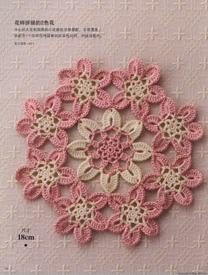 【轉載】Asahi Original. Flower Doily 2014 鉤織花樣小墊  - 荷塘秀色 - 茶之韻