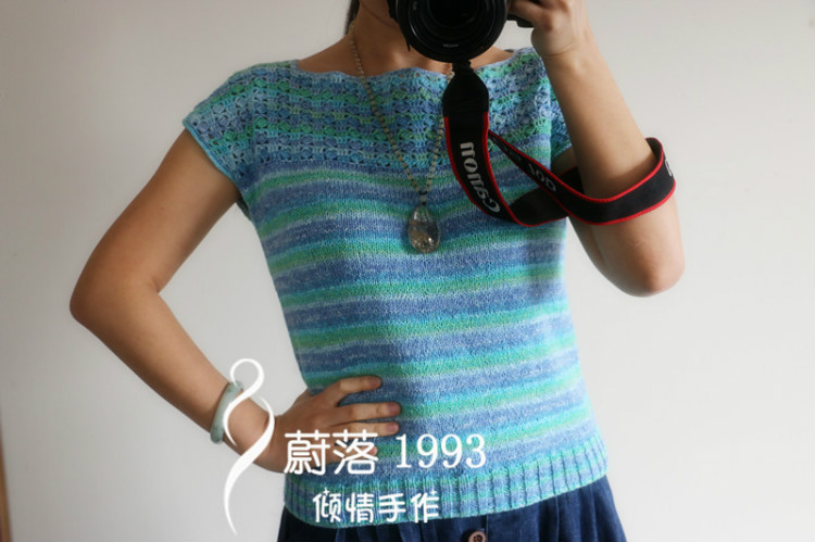 【蔚落1993】夏至——鉤織結(jié)合小衫（201504） - 蔚落 - 蔚落1993的博客