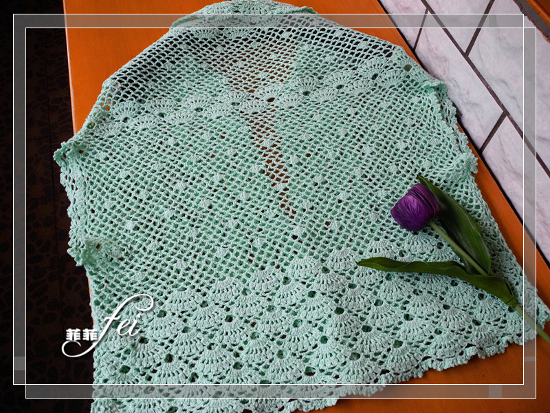 【菲菲手工】初荷---夏日百搭小披~~~~云素麻棉任務(wù)篇 - 飄雨菲菲 - 飄雨菲菲de編織樂園