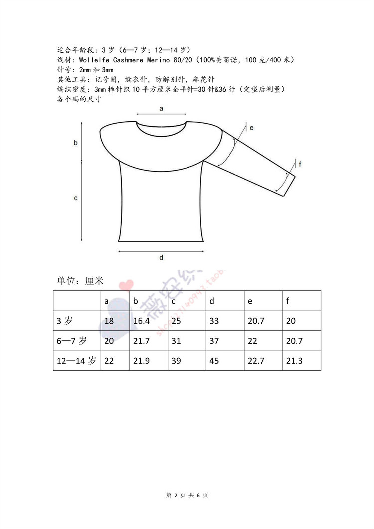 [兒童] Vivian翻譯：葉子芭蕾（一見傾心的女寶圓肩衣） - 馬馬虎虎 - 編織網(wǎng)手工博客