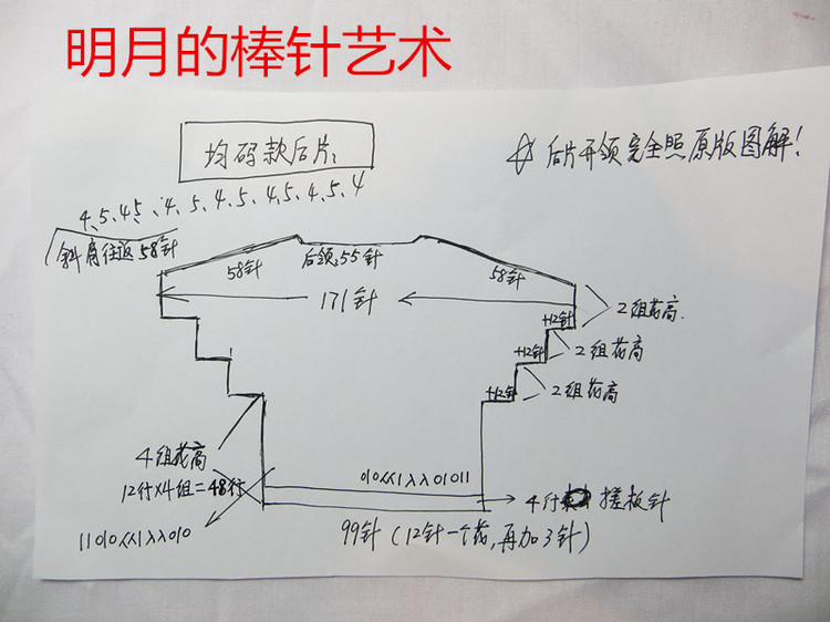 蝶衣  蝙蝠袖套衫（群織款報(bào)名） - 明月的棒針?biāo)囆g(shù) - 明月的棒針?biāo)囆g(shù)