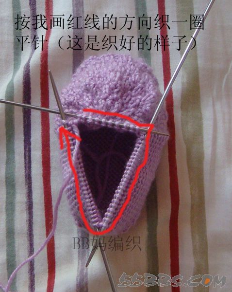 想給寶寶編織的鞋子的媽媽們，附超級詳細的教程 - 青竹的博客 - 青竹的博客