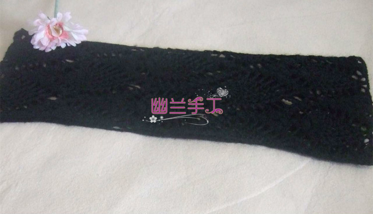 黑魅～～～經(jīng)典菠蘿圍脖1506 - 空谷幽蘭 - 指間的溫柔