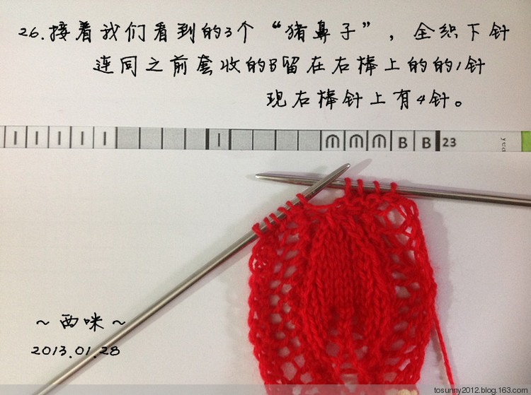 塞墨勒披肩--海量過(guò)程圖 - 西咪 - 西咪的博客