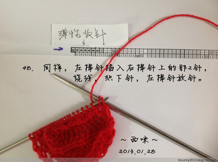 塞墨勒披肩--海量過(guò)程圖 - 西咪 - 西咪的博客