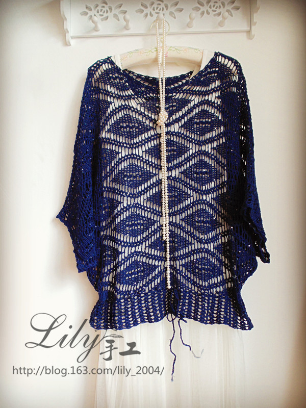 【Lily手工】--聆聽那幸福--亮片版休閑套衫 - Lily - Lily的手工編織天地