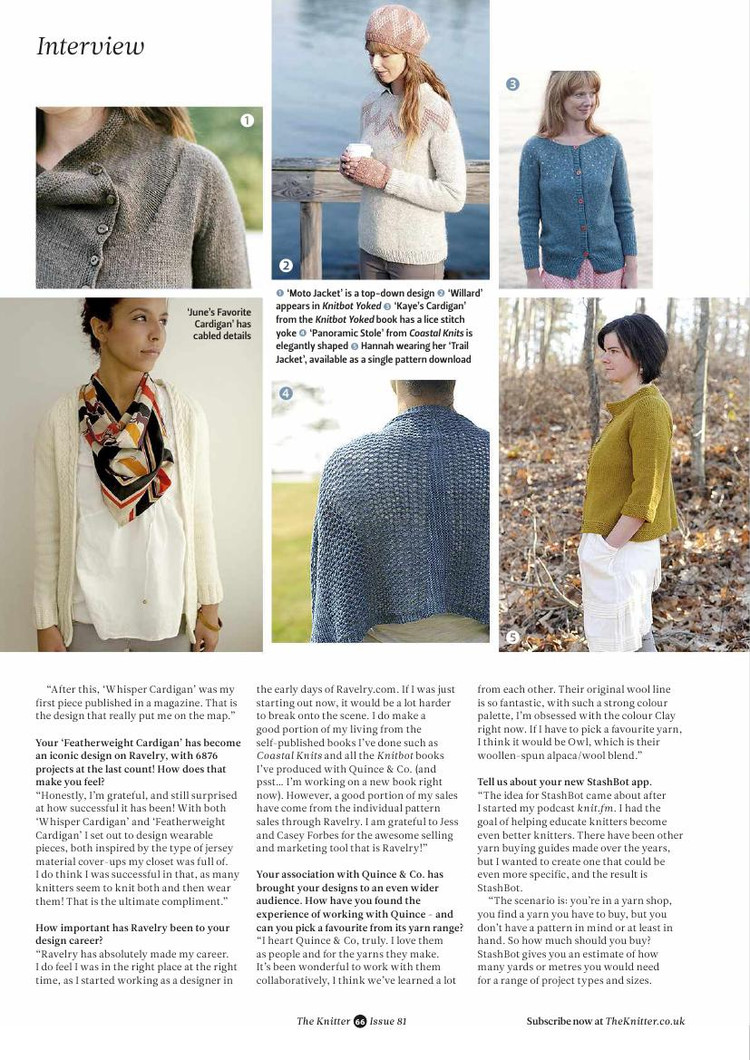 The Knitter Issue 81 2015 - 輕描淡寫 - 輕描淡寫