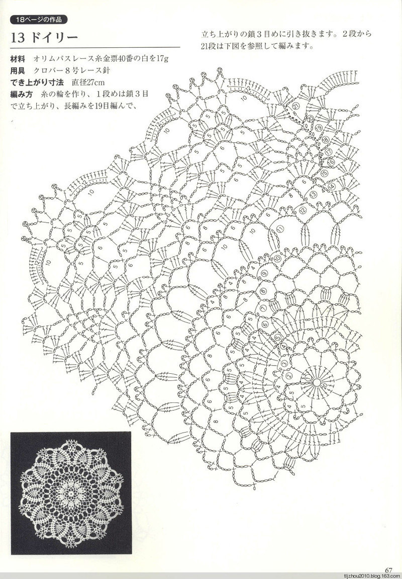 Suteki Pineapple Crochet Laces 2011 - 紫蘇 - 紫蘇的博客
