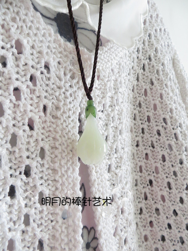 素  麻衣素裙 開衫（視頻） - 明月的棒針藝術(shù) - 明月的棒針藝術(shù)