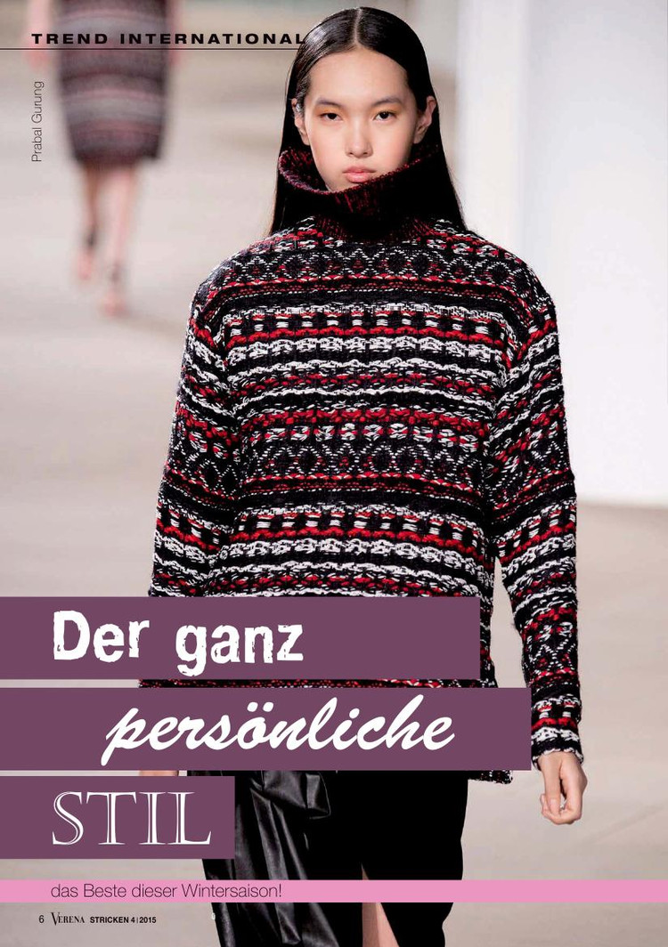 Verena Stricken  Winter 2015 - 輕描淡寫(xiě) - 輕描淡寫(xiě)