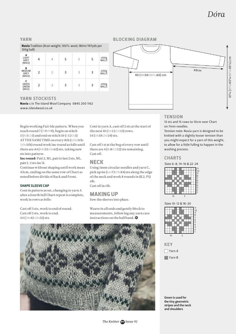 The Knitter №92 2015 - 輕描淡寫 - 輕描淡寫