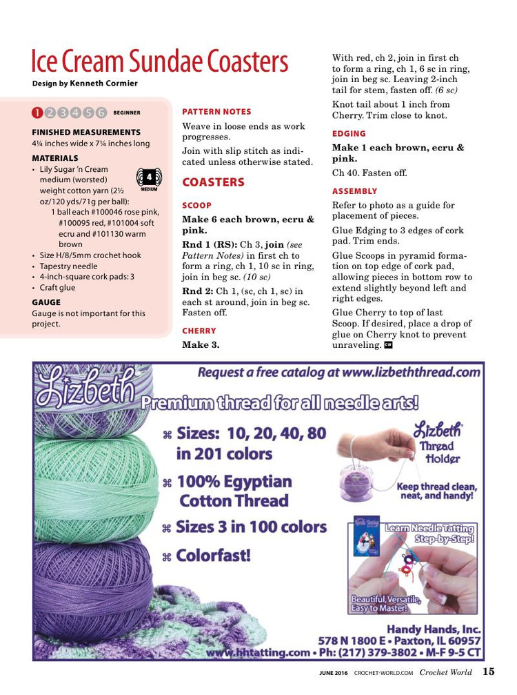 Crochet World №3 2016 - 輕描淡寫 - 輕描淡寫