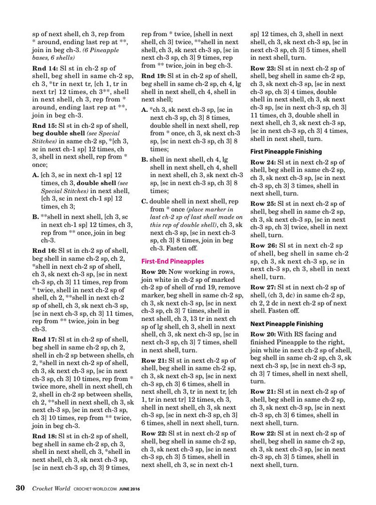 Crochet World №3 2016 - 輕描淡寫 - 輕描淡寫