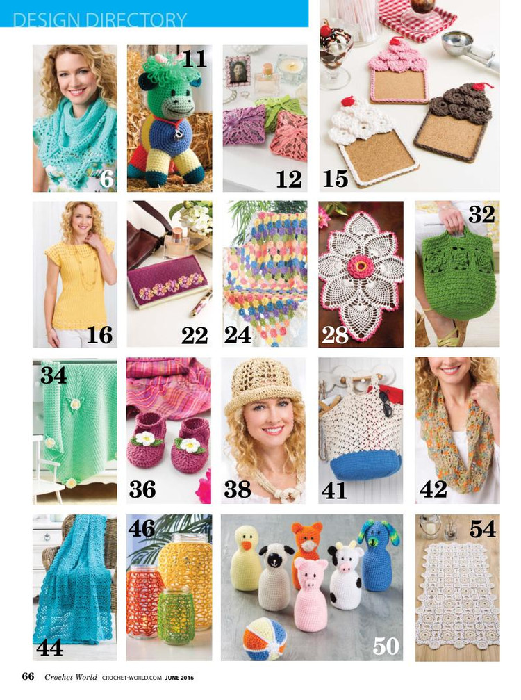 Crochet World №3 2016 - 輕描淡寫 - 輕描淡寫