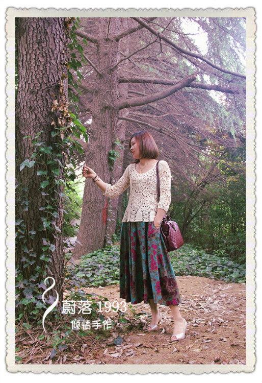 【蔚落1993】在陽(yáng)光下開花———唯美拼花衣（2014013） - 蔚落 - 蔚落1993的博客
