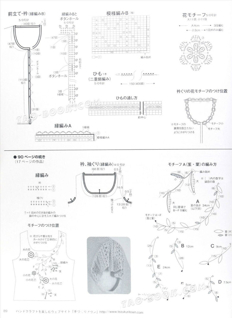 2012年編織秀 4 ——素  中長(zhǎng)款鉤花短袖 - 我愛Lizzy - 我愛Lizzy的博客