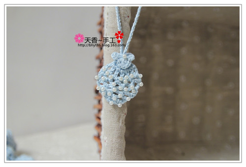 蘭汐兒~~~小外套---清涼棉拼花款--022 - 碧海---纏夢 - 天香手編工作室