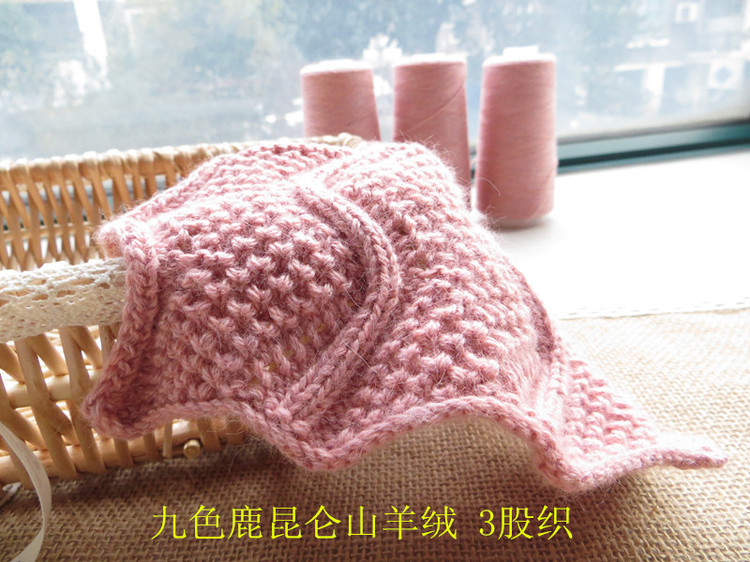 女士柔美水浪花顯瘦打底毛衣（視頻) - 明月的棒針藝術 - 明月的棒針藝術