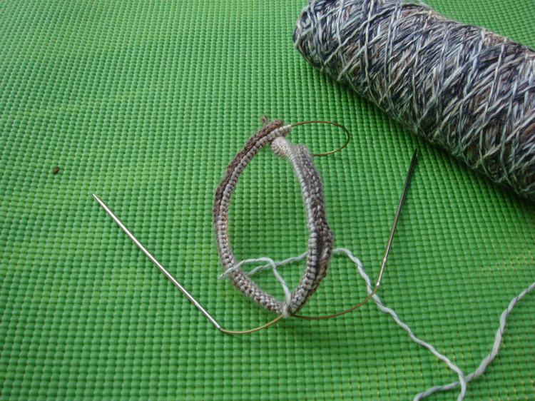 用環(huán)針織領(lǐng)口和袖口 - 七月.荷風(fēng) - 水殿風(fēng)來