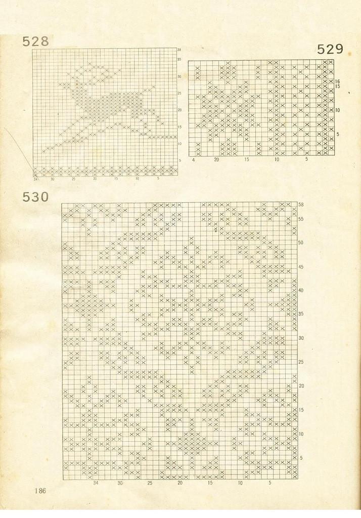 《上海棒針編結(jié)花樣500種》續(xù)編上海新棒針花樣530 - 壹一 - 壹一的博客