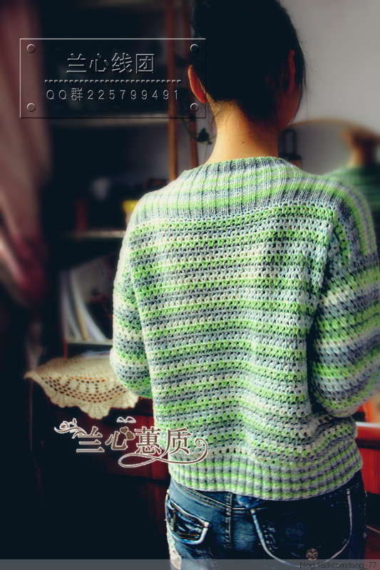 窗外~~清新鉤織結(jié)合寬松罩衫（蘭心蕙質(zhì)2015） - 蘭心蕙質(zhì) - 蘭心蕙質(zhì)藍(lán)云海