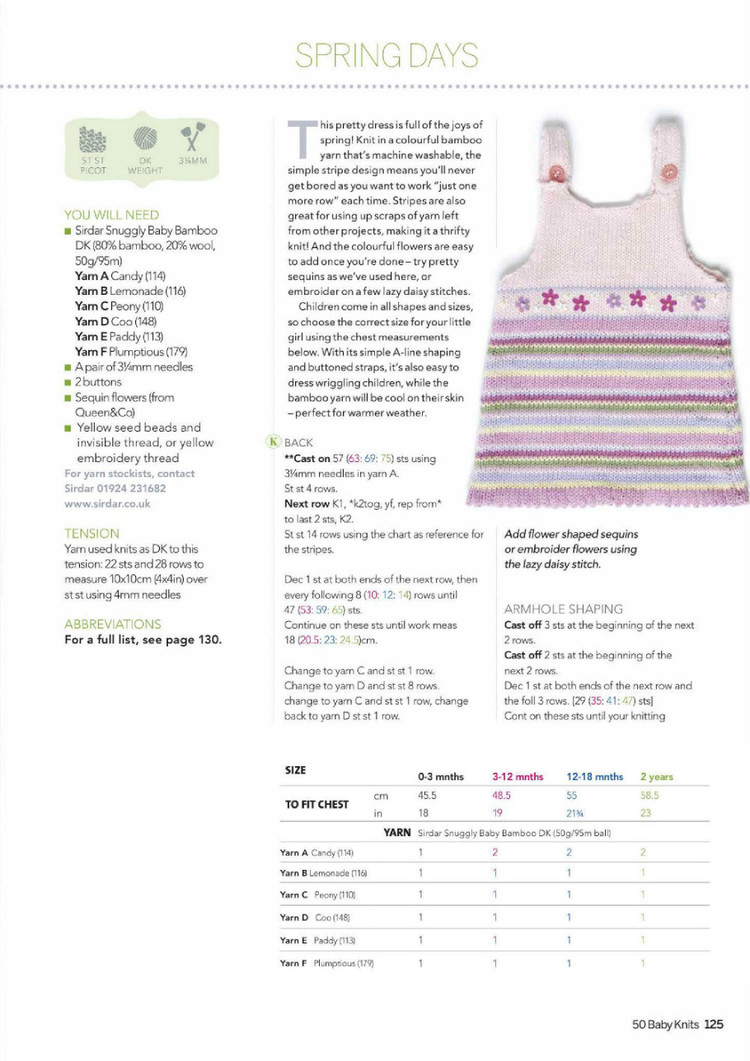 50 Baby Knits  spring 2015 - 輕描淡寫 - 輕描淡寫
