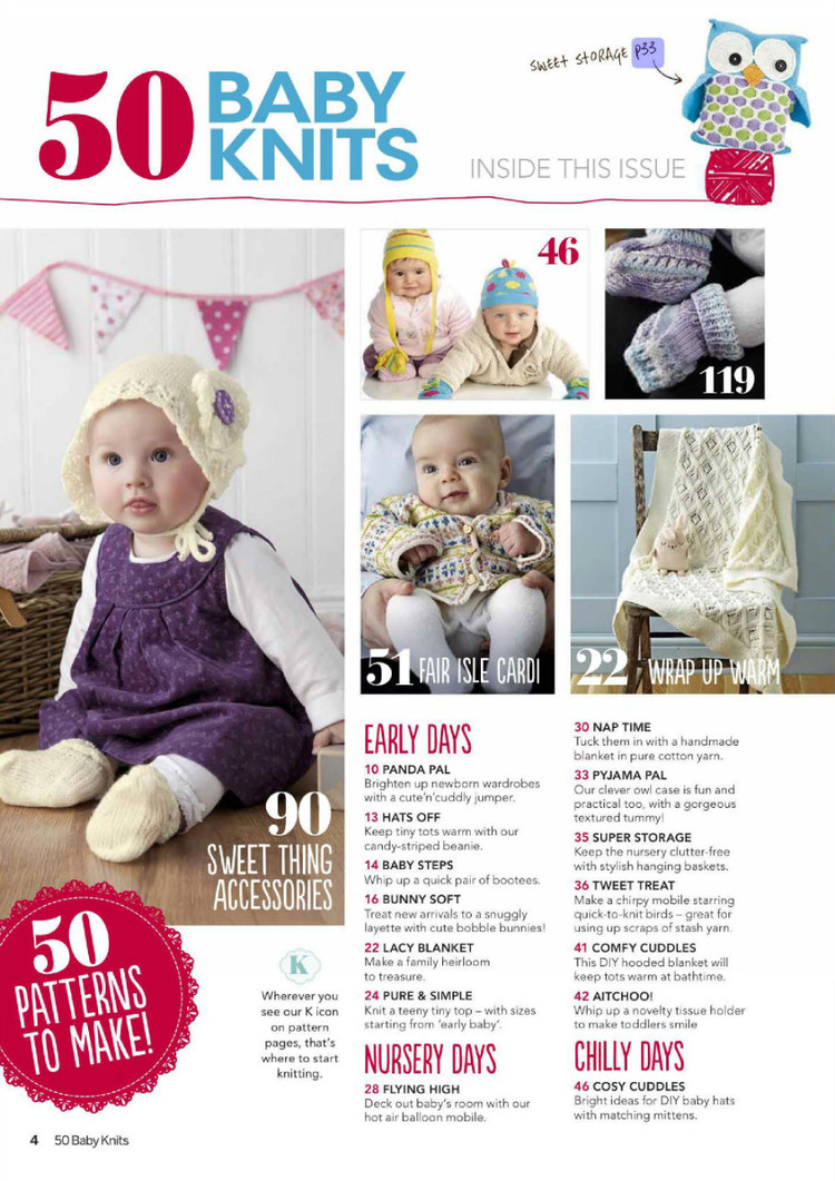 50 Baby Knits  spring 2015 - 輕描淡寫 - 輕描淡寫