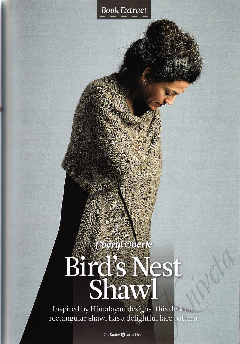 201512 翻譯習(xí)作——Birds Nest 鳥巢（實(shí)用款披肩） - 水若 - 滿溪流水香