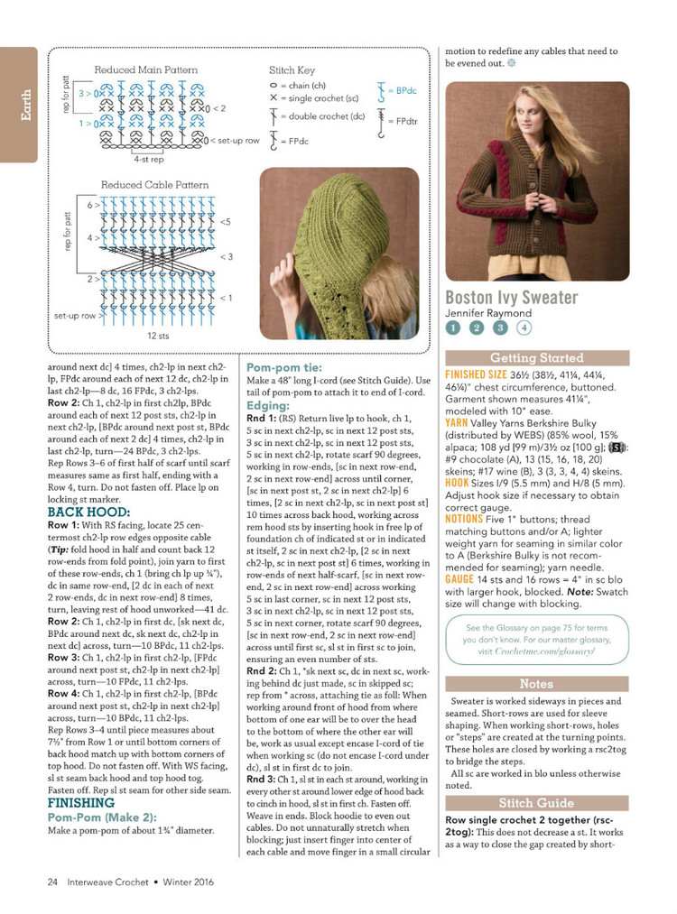 Interweave Crochet  Winter 2016 - 輕描淡寫 - 輕描淡寫
