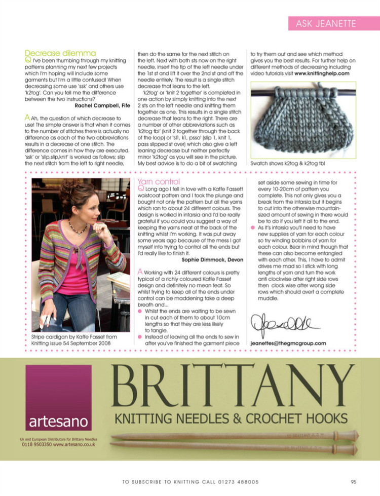 Knitting  Issue 86 2011 - 輕描淡寫 - 輕描淡寫