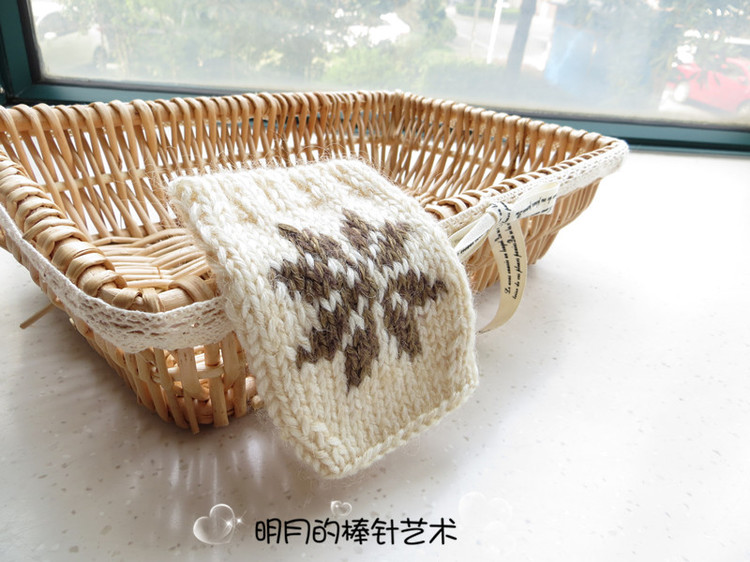 帥氣雪花口袋男孩背心（新手視頻） - 明月的棒針?biāo)囆g(shù) - 明月的棒針?biāo)囆g(shù)