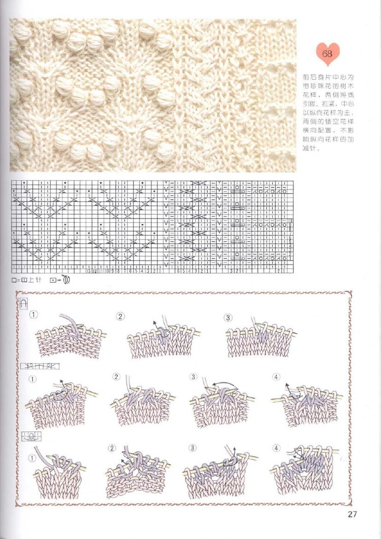 手工坊 --- 編織花樣與組合方法 - 紫蘇 - 紫蘇的博客