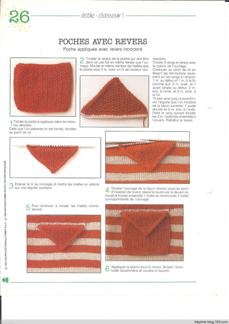 法國編織基礎(chǔ)書圖解秘籍49-100包羅萬有Tricot Passion - école classeur - Daphne Tsui - 因為愛所以愛