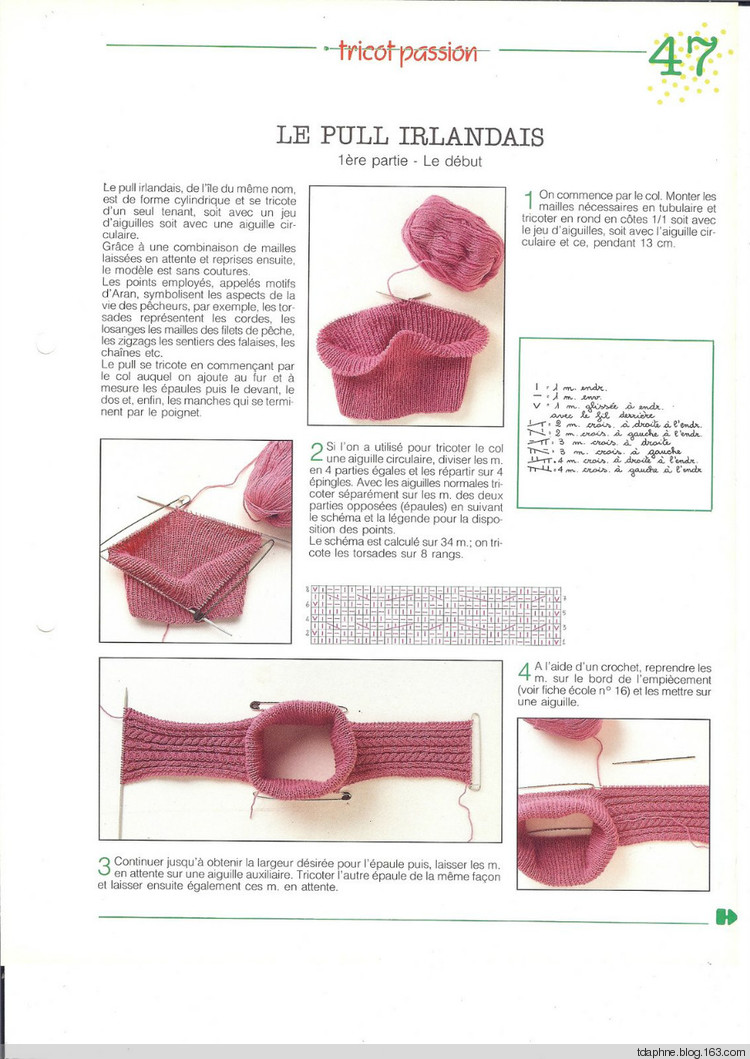 法國編織基礎(chǔ)書圖解秘籍49-100包羅萬有Tricot Passion - école classeur - Daphne Tsui - 因為愛所以愛