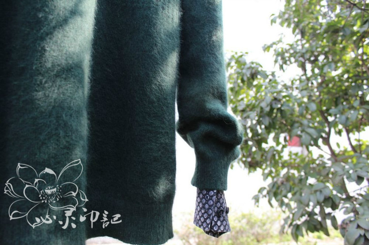 莫言——男款貂絨毛衣 - 心靈印記 - 指間紗