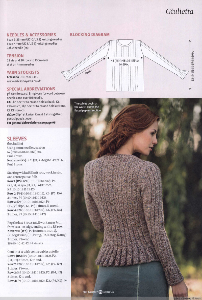 The Knitter №75 2014 - 紫蘇 - 紫蘇的博客