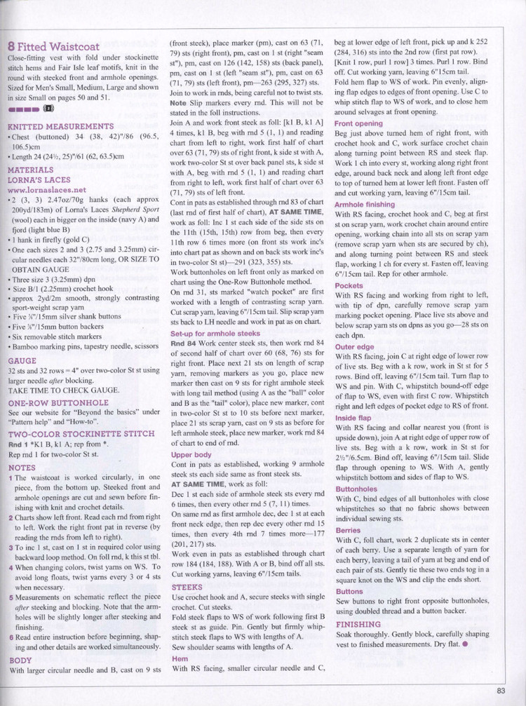 Vogue Knitting  Early Fall 2014 - 輕描淡寫 - 輕描淡寫