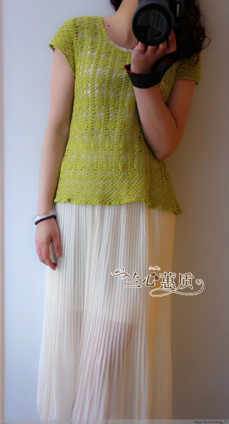 夏之綠**綠蘿~~經(jīng)典菠蘿花短袖(蘭心蕙質(zhì)) - 蘭心蕙質(zhì) - 蘭心蕙質(zhì)藍(lán)云海