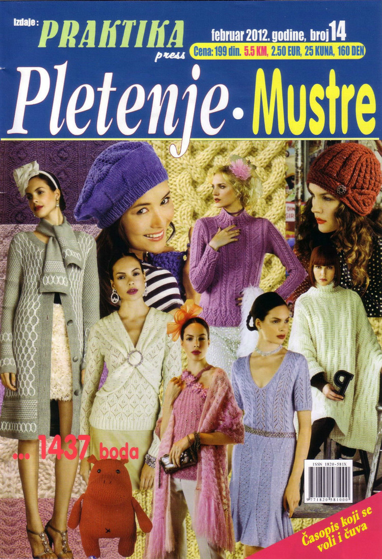 Pletenje.Mustre14/2012棒編圖解 - 紫蘇 - 紫蘇的博客