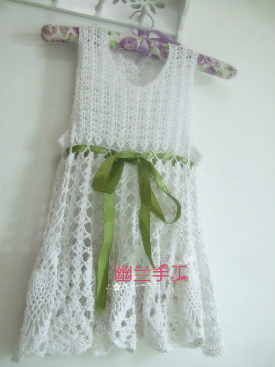 雪天使～～水晶之戀--純白女童背心裙24 - 空谷幽蘭 - 指尖的溫柔～幽蘭の編織時光