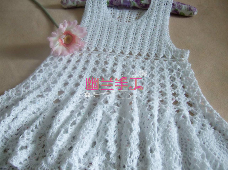 雪天使～～水晶之戀--純白女童背心裙24 - 空谷幽蘭 - 指尖的溫柔～幽蘭の編織時光