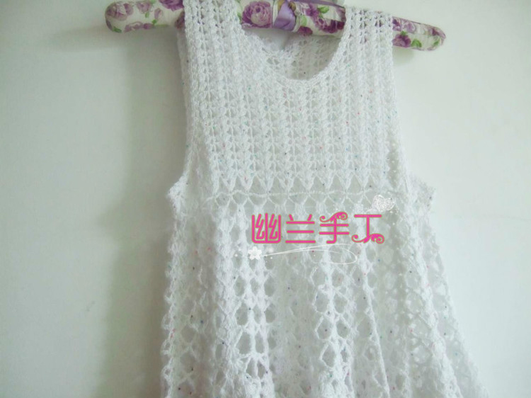 雪天使～～水晶之戀--純白女童背心裙24 - 空谷幽蘭 - 指尖的溫柔～幽蘭の編織時光