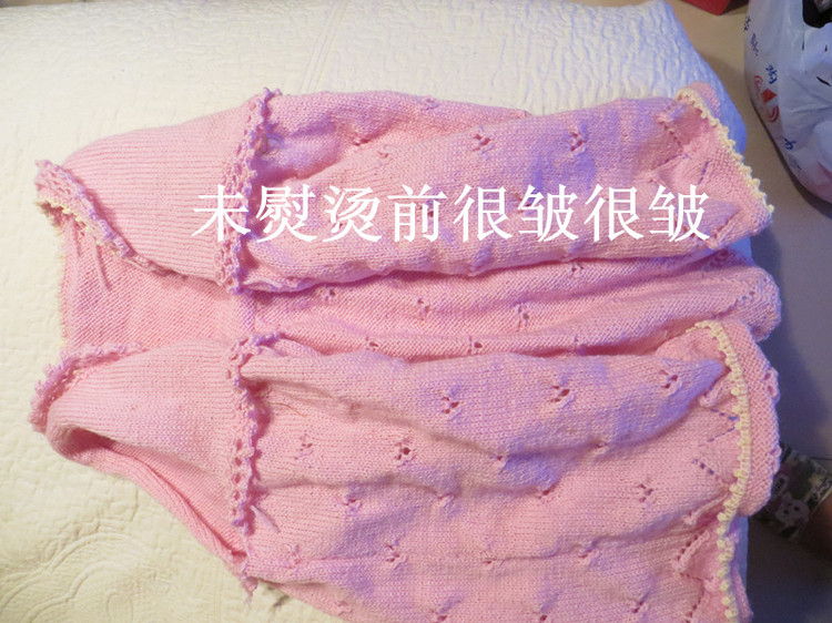粉粉公主裙開衫（視頻） - 明月的棒針藝術(shù) - 明月的棒針藝術(shù)