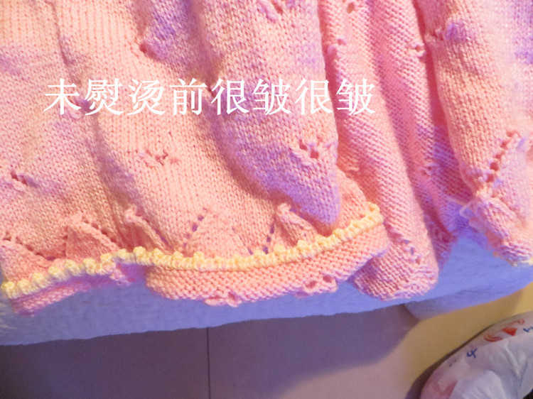 粉粉公主裙開衫（視頻） - 明月的棒針藝術(shù) - 明月的棒針藝術(shù)